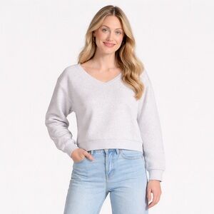 Universal Thread Women's Sweatshirt Light Heather Gray Size M